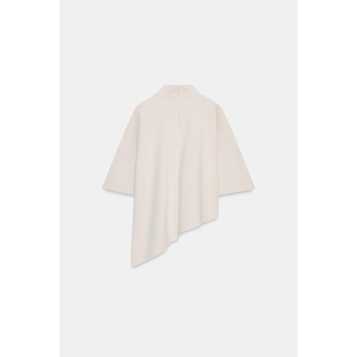 НАКИДКА АСИММЕТРИЧНОГО КРОЯ ИЗ ТКАНИ ИНТЕРЛОК