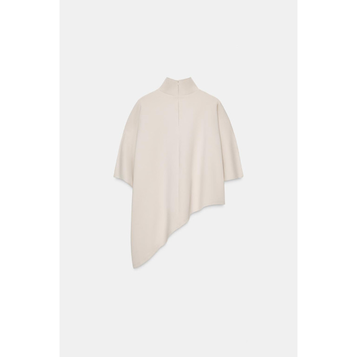 НАКИДКА АСИММЕТРИЧНОГО КРОЯ ИЗ ТКАНИ ИНТЕРЛОК