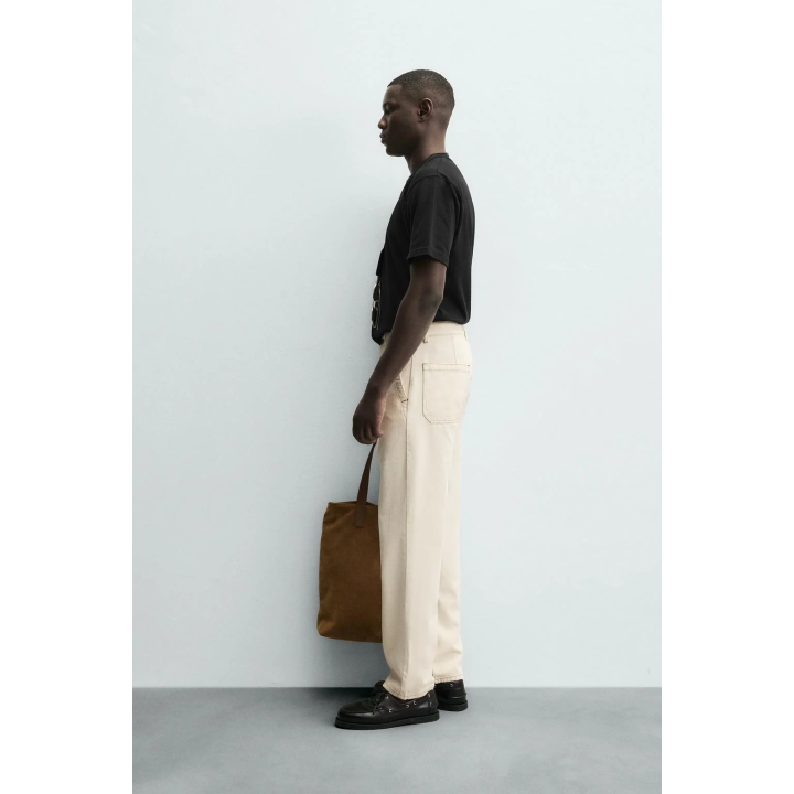 БРЮКИ С КОНТРАСТНОЙ ДЕКОРАТИВНОЙ СТРОЧКОЙ