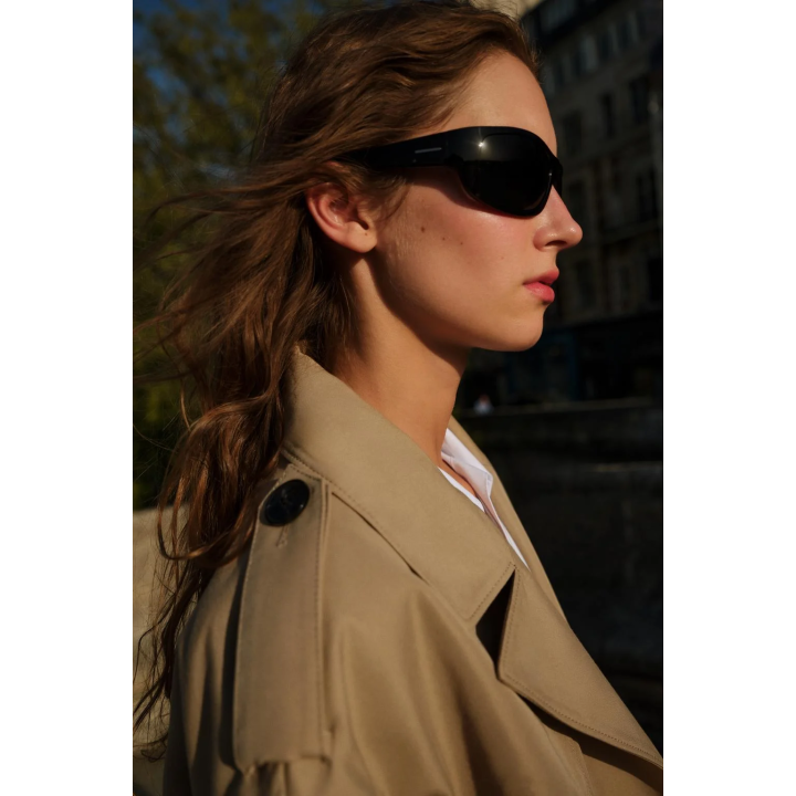 ДЛИННЫЙ ДВУБОРТНЫЙ ТРЕНЧ С ПОЯСОМ