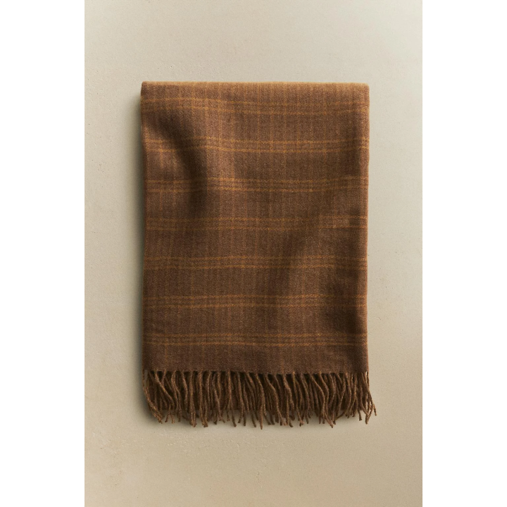 Плед в клетку