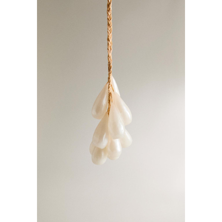 Набор жемчужно-белых рождественских свечей (упаковка из 10 штук)