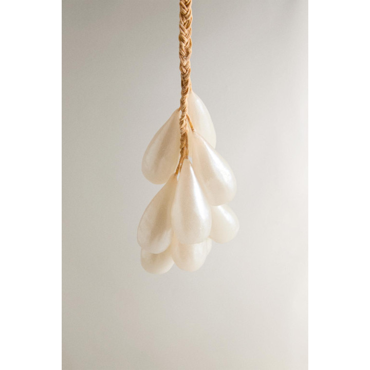 Набор жемчужно-белых рождественских свечей (упаковка из 10 штук)