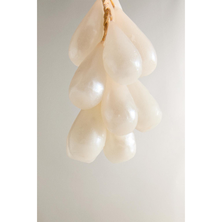 Набор жемчужно-белых рождественских свечей (упаковка из 10 штук)