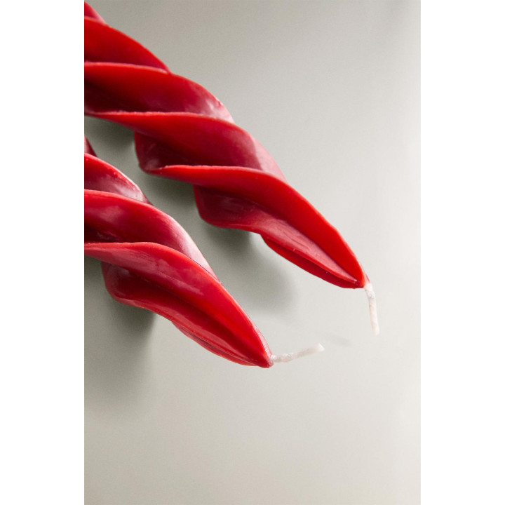 Набор спиральных рождественских свечей (упаковка из 2 штук)