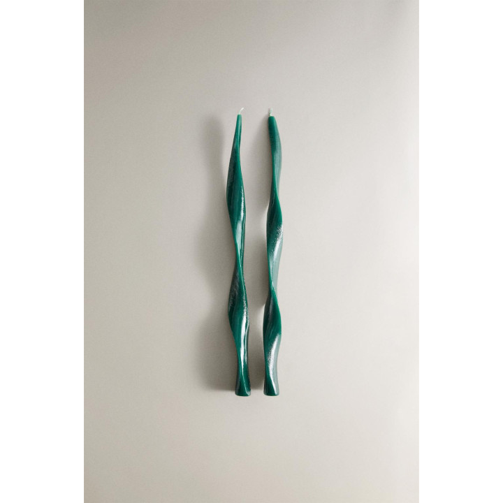 Набор спиральных рождественских свечей (упаковка из 2 штук)