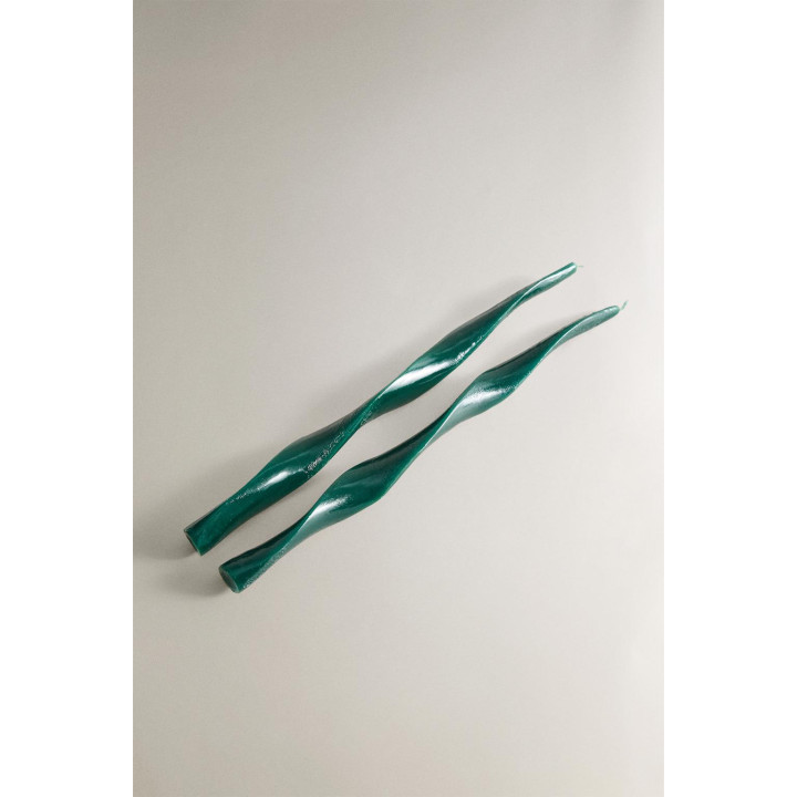 Набор спиральных рождественских свечей (упаковка из 2 штук)