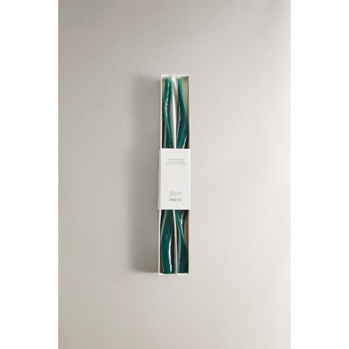 Набор спиральных рождественских свечей (упаковка из 2 штук)