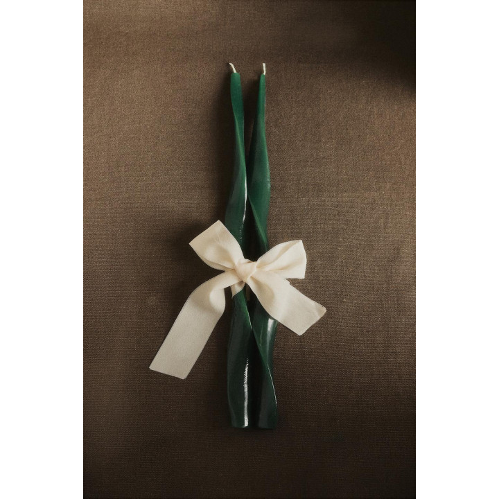 Набор спиральных рождественских свечей (упаковка из 2 штук)