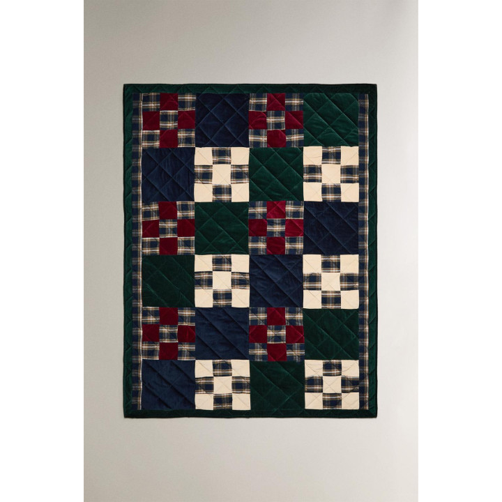 Плед в стиле пэтчворк