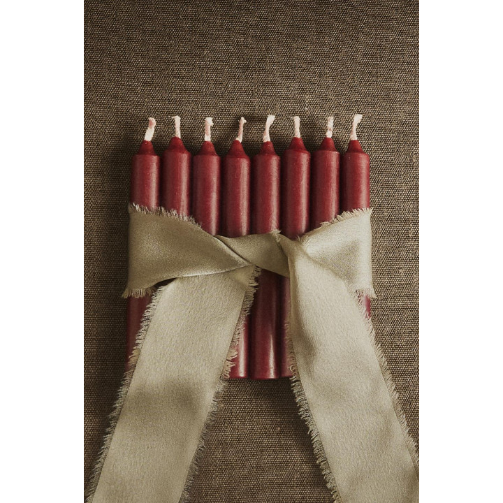 Набор рождественских свечей (упаковка из 8 штук)