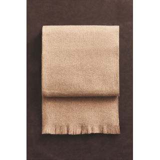 Плед с бахромой