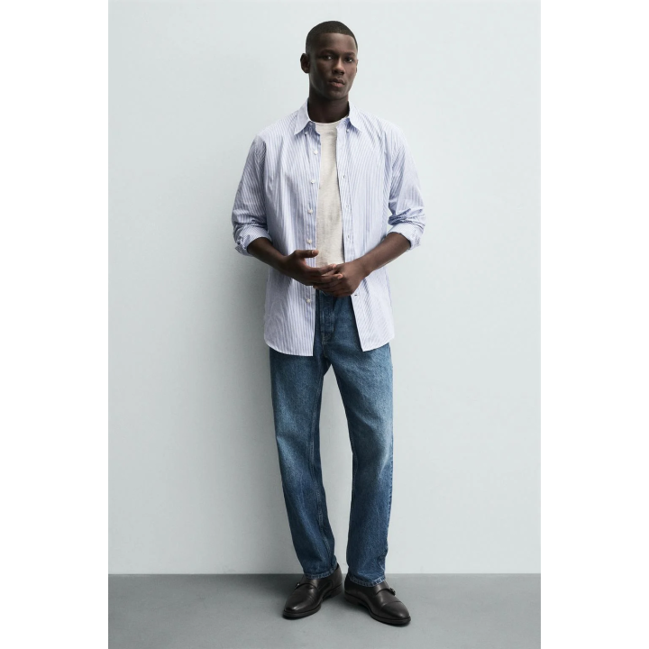 КОЖАНЫЕ ТУФЛИ С ДВОЙНОЙ ПРЯЖКОЙ