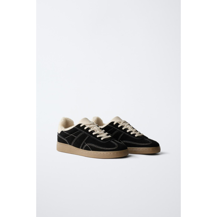 КЕДЫ С ОТДЕЛКОЙ ИЗ ИСКУССТВЕННОЙ ОВЧИНЫ