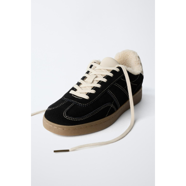 КЕДЫ С ОТДЕЛКОЙ ИЗ ИСКУССТВЕННОЙ ОВЧИНЫ