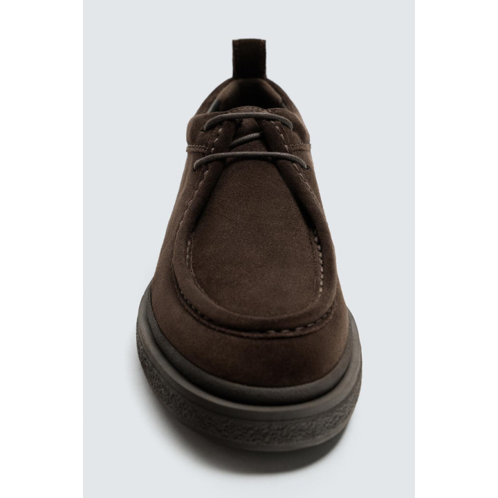 КОЖАНЫЕ ТУФЛИ С ОТДЕЛКОЙ