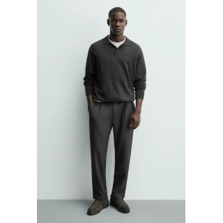 Кожаные туфли с мокасиновым мысом