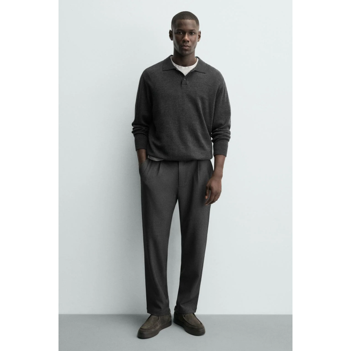 Кожаные туфли с мокасиновым мысом