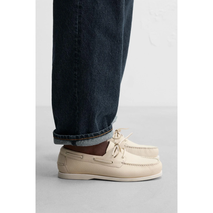 Туфли на палубу из ограниченной коллекции из кожи