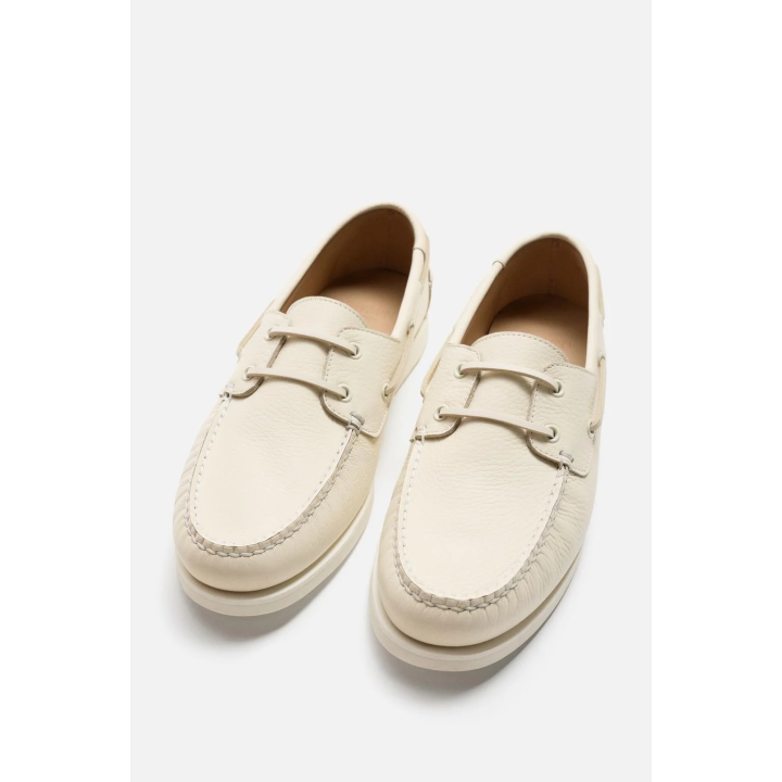 Туфли на палубу из ограниченной коллекции из кожи