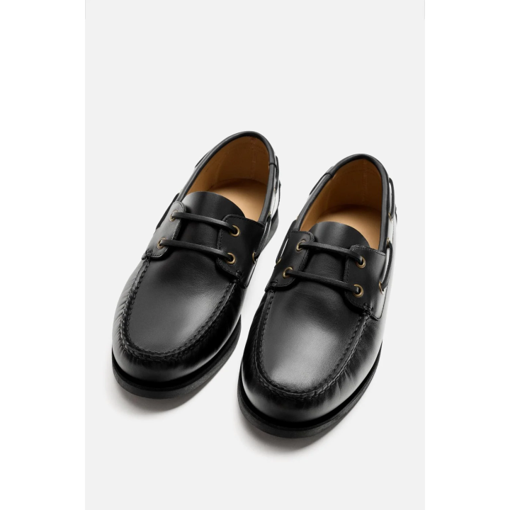 Туфли на палубной подошве из ограниченной коллекции из кожи