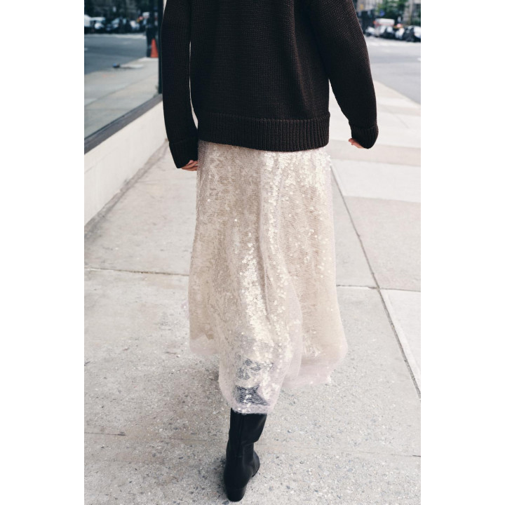 ЮБКА МИДИ С ПАЙЕТКАМИ