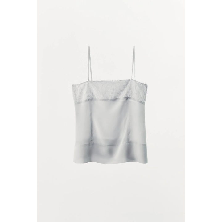 ТОП ИЗ ЖОРЖЕТА С КРУЖЕВОМ