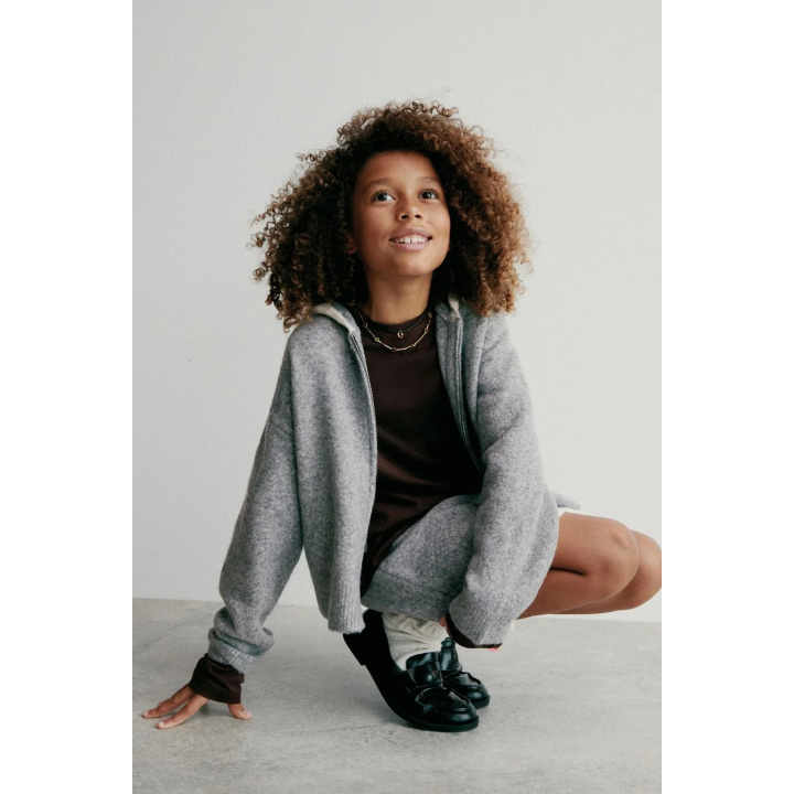 ТРИКОТАЖНАЯ ЮБКА С ОТДЕЛКОЙ КРЮЧКОМ