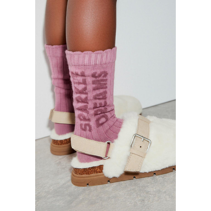 НАБОР ИЗ ДВУХ ПАР ВЫСОКИХ НОСКОВ С КРОЛИКАМИ