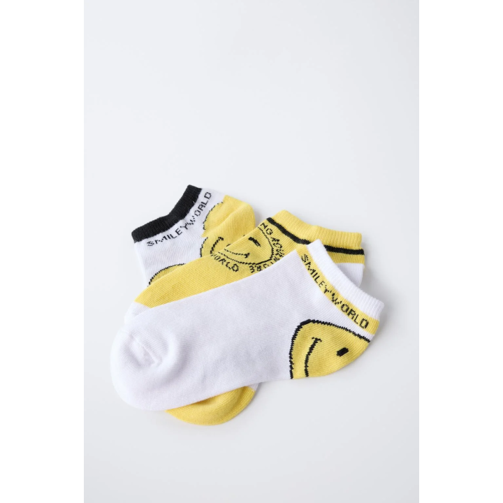 Тройной набор носков до щиколотки smileyworld®