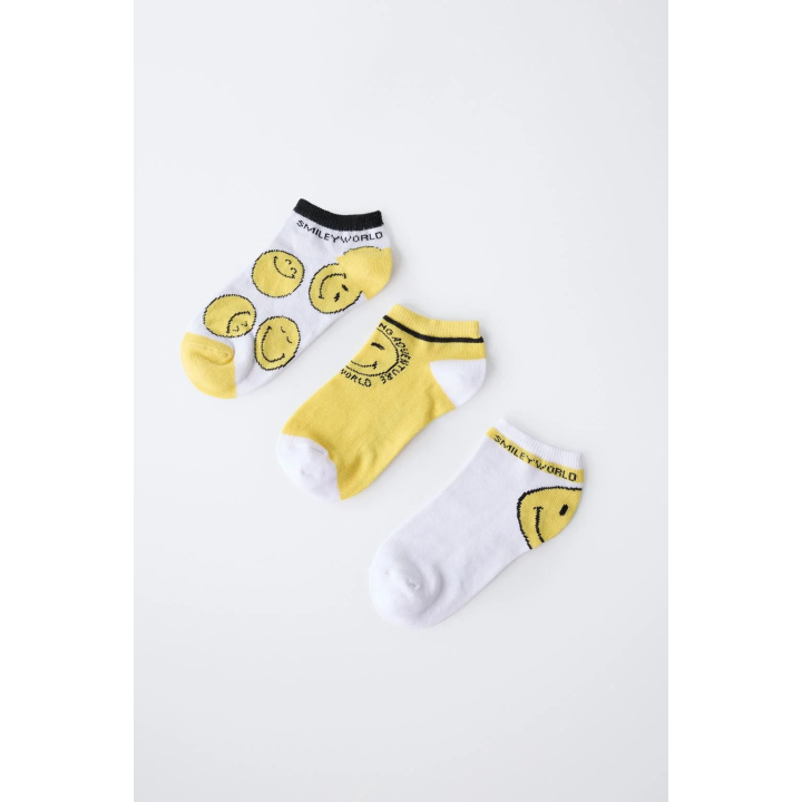 Тройной набор носков до щиколотки smileyworld®