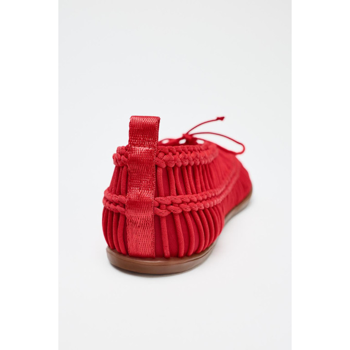 ПЛЕТЕНЫЕ ТУФЛИ НА ШНУРОВКЕ