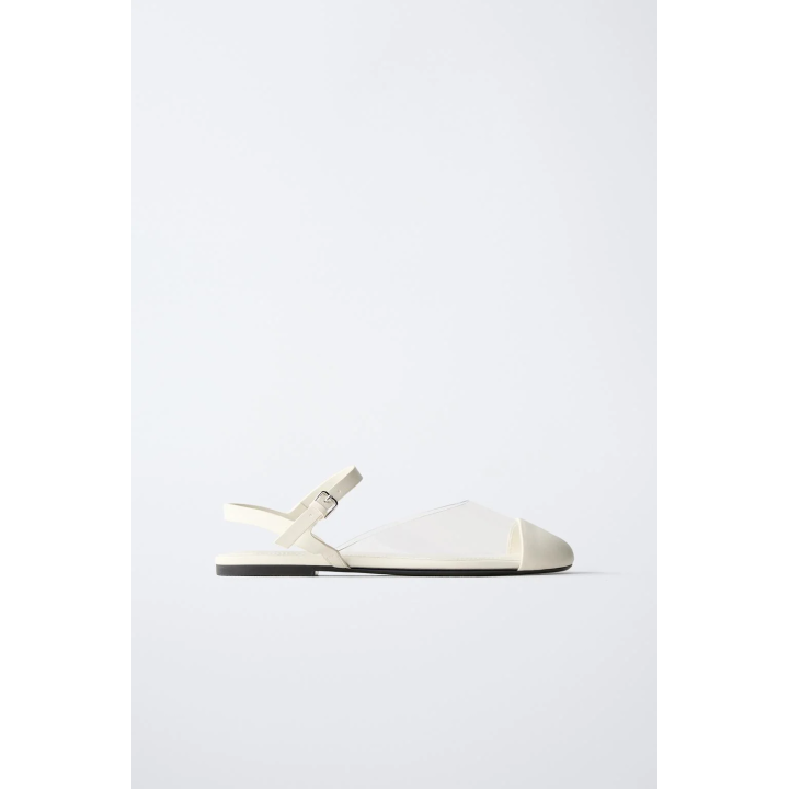 Туфли на ремешке из винила