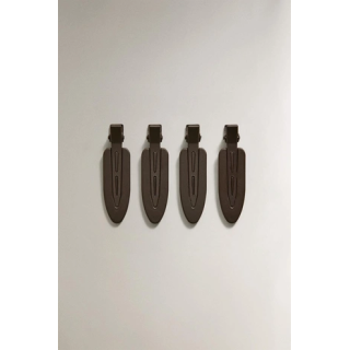 PACK OF FLAT HAIR CLIPS (PACK OF 4)