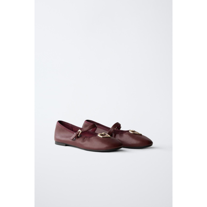 БАЛЕТКИ С СЕРДЕЧКОМ