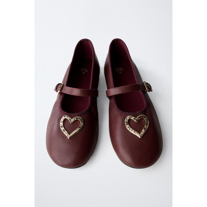 БАЛЕТКИ С СЕРДЕЧКОМ