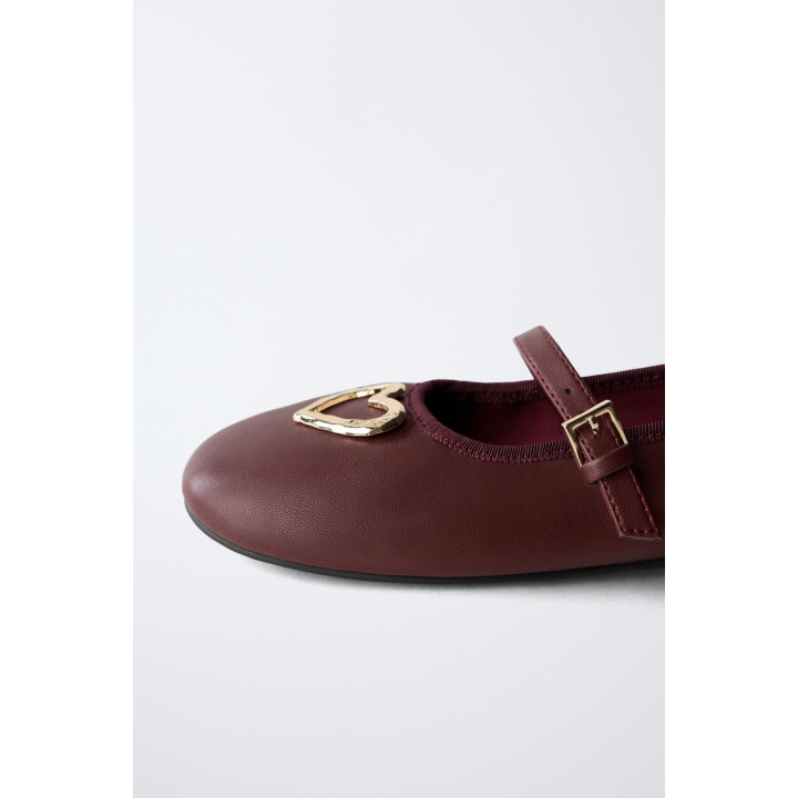 БАЛЕТКИ С СЕРДЕЧКОМ