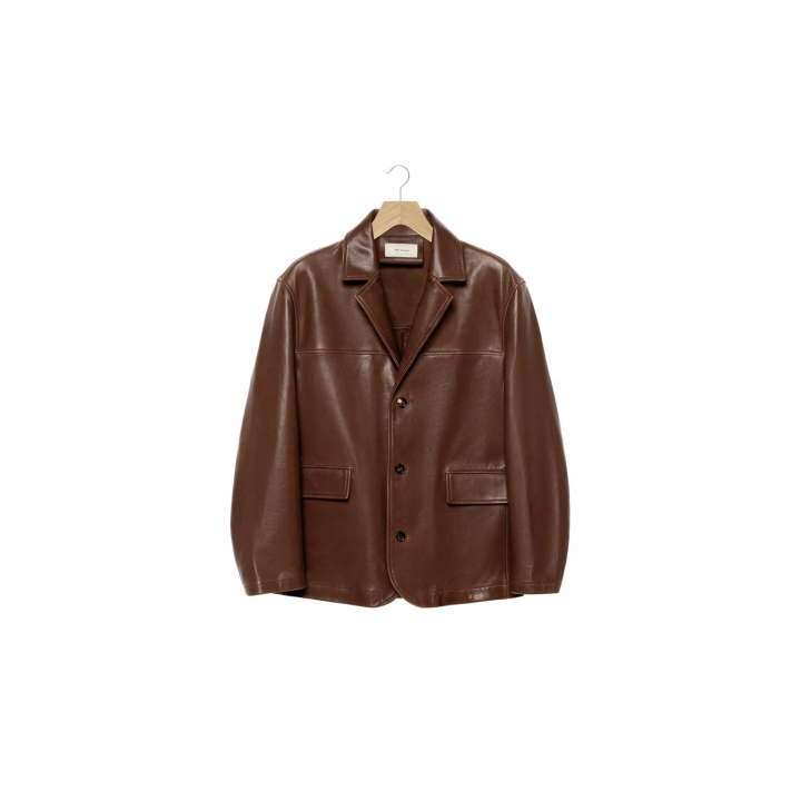 БЛЕЙЗЕР RELAXED FIT ИЗ КОЖИ