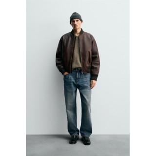 БОМБЕР ИЗ ВОЩЕНОЙ КОЖИ