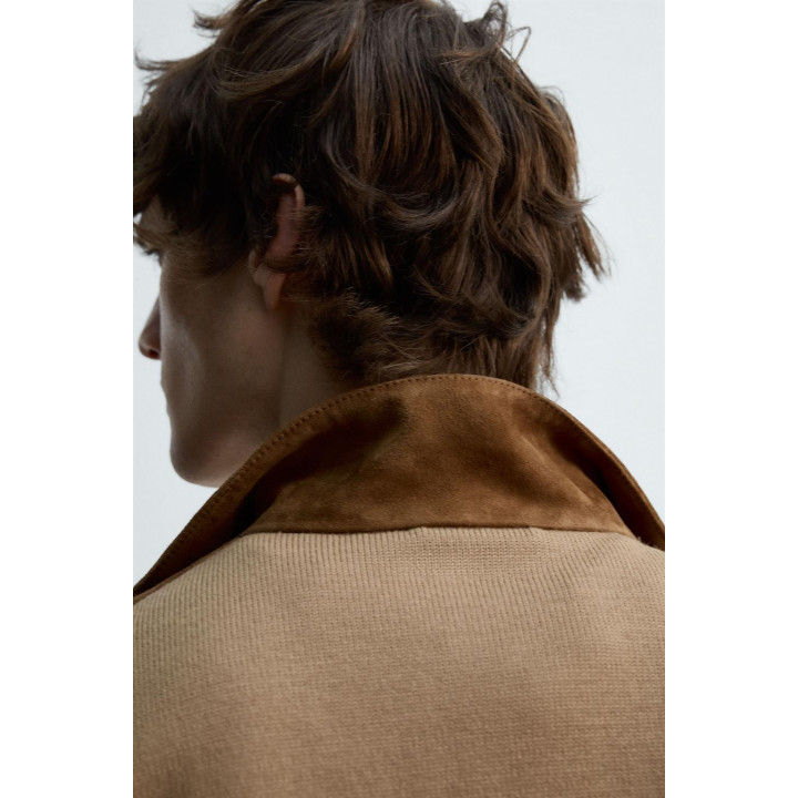 КОЖАНАЯ КУРТКА В КОМБИНАЦИИ — ЛИМИТИРОВАННАЯ СЕРИЯ