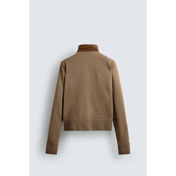 КОЖАНАЯ КУРТКА В КОМБИНАЦИИ — ЛИМИТИРОВАННАЯ СЕРИЯ