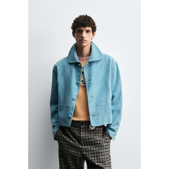 ЗАМШЕВАЯ КУРТКА HARRY LAMBERT FOR ZARA X DISNEY