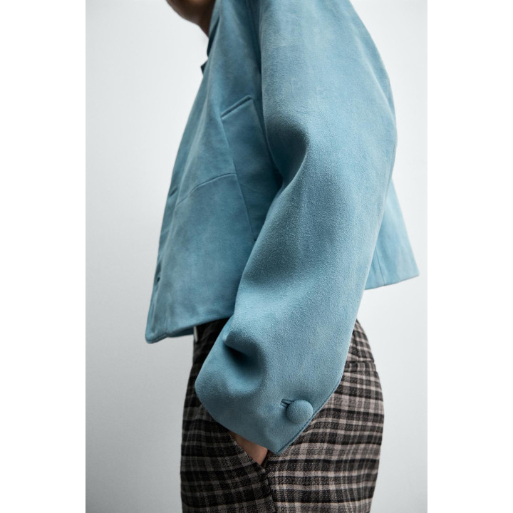 ЗАМШЕВАЯ КУРТКА HARRY LAMBERT FOR ZARA X DISNEY