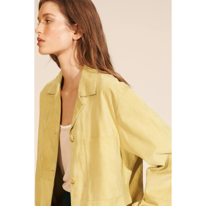 LIMITED EDITION SUEDE LEATHER POCKET SHIRT