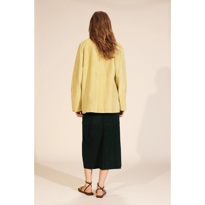 LIMITED EDITION SUEDE LEATHER POCKET SHIRT