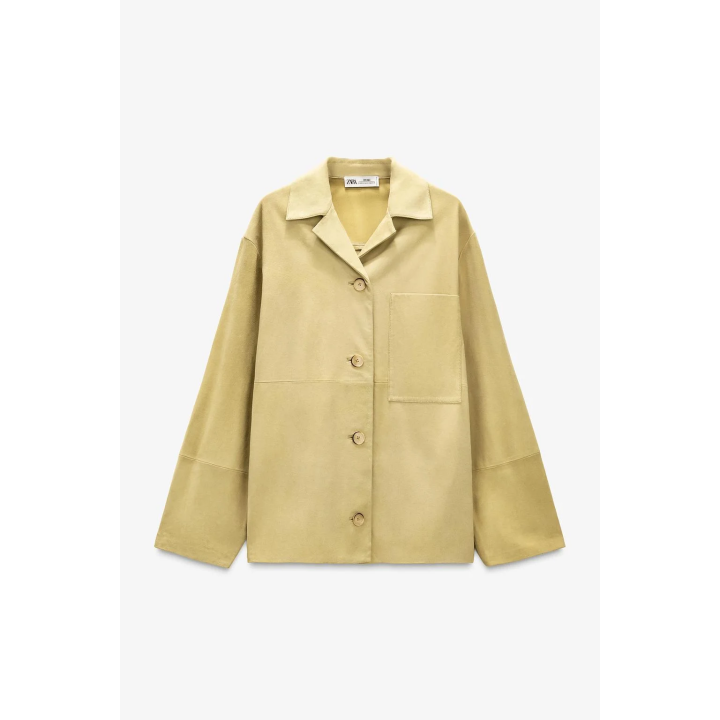 LIMITED EDITION SUEDE LEATHER POCKET SHIRT