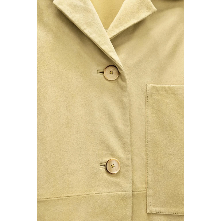 LIMITED EDITION SUEDE LEATHER POCKET SHIRT