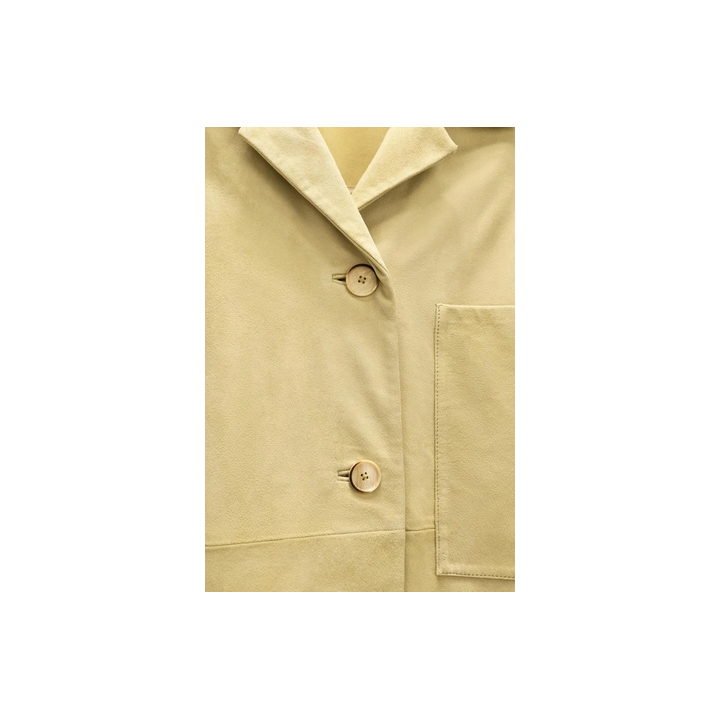 LIMITED EDITION SUEDE LEATHER POCKET SHIRT