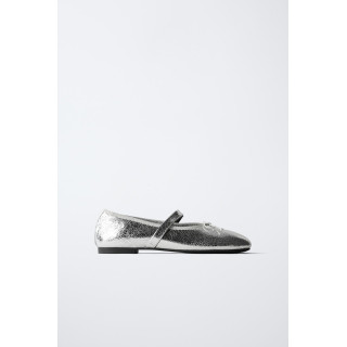 БАЛЕТКИ С МЕТАЛЛИЧЕСКИМ БЛЕСКОМ