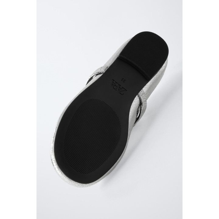 БАЛЕТКИ С МЕТАЛЛИЧЕСКИМ БЛЕСКОМ